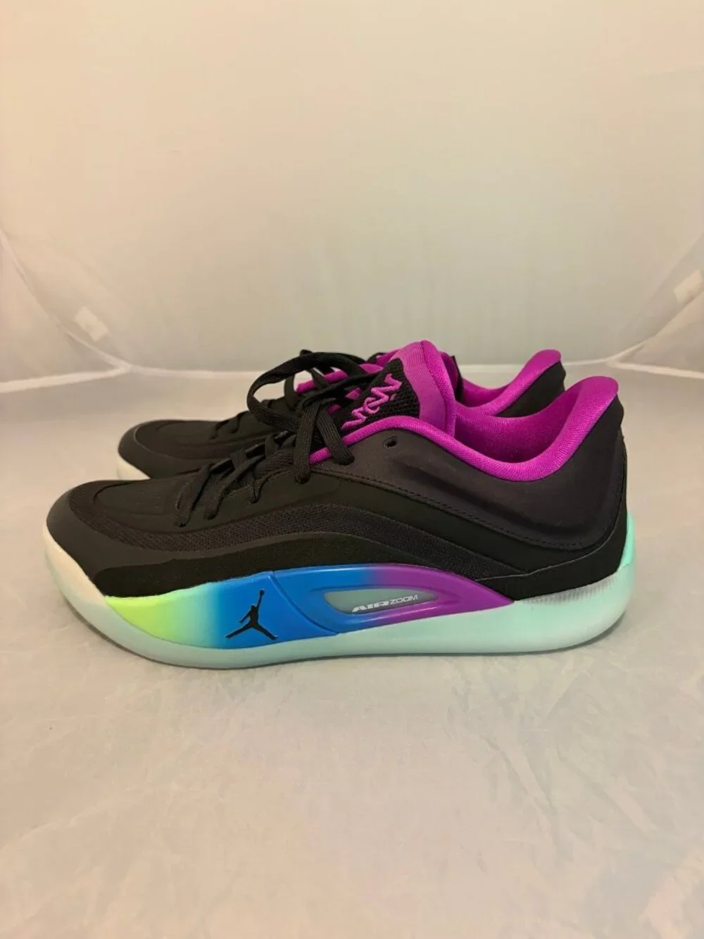 Air Jordan Zion 4 Noah Black purple basketball mens shoes size 10 FB1802 401